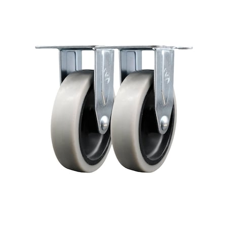 Service Caster 7734L1 FG7734L10000 Rubbermaid Mobile Work Center 7734-88 Replacement Casters, 2PK RUB-SCC-05R410-TPRS-2